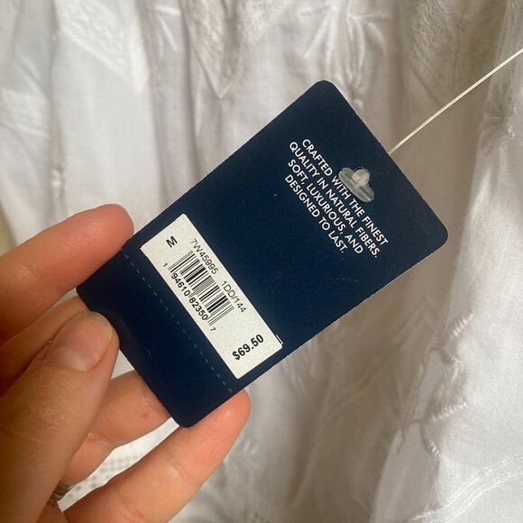 Lucky Brand 100% cotton lace camisole - size M - Picture 8 of 8